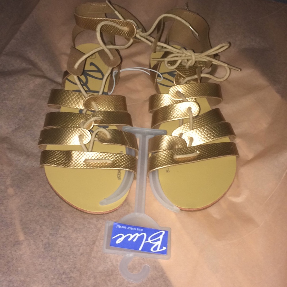 Blue Sandals